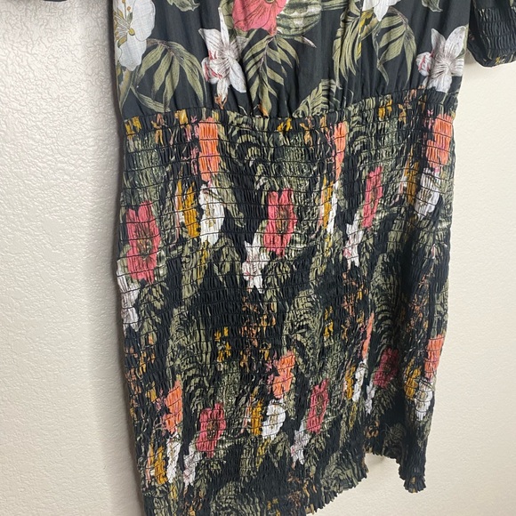Rebecca Minkoff Geneva Printed Smock Dress / Silk Floral Bohemian / Size Small - Picture 8 of 10